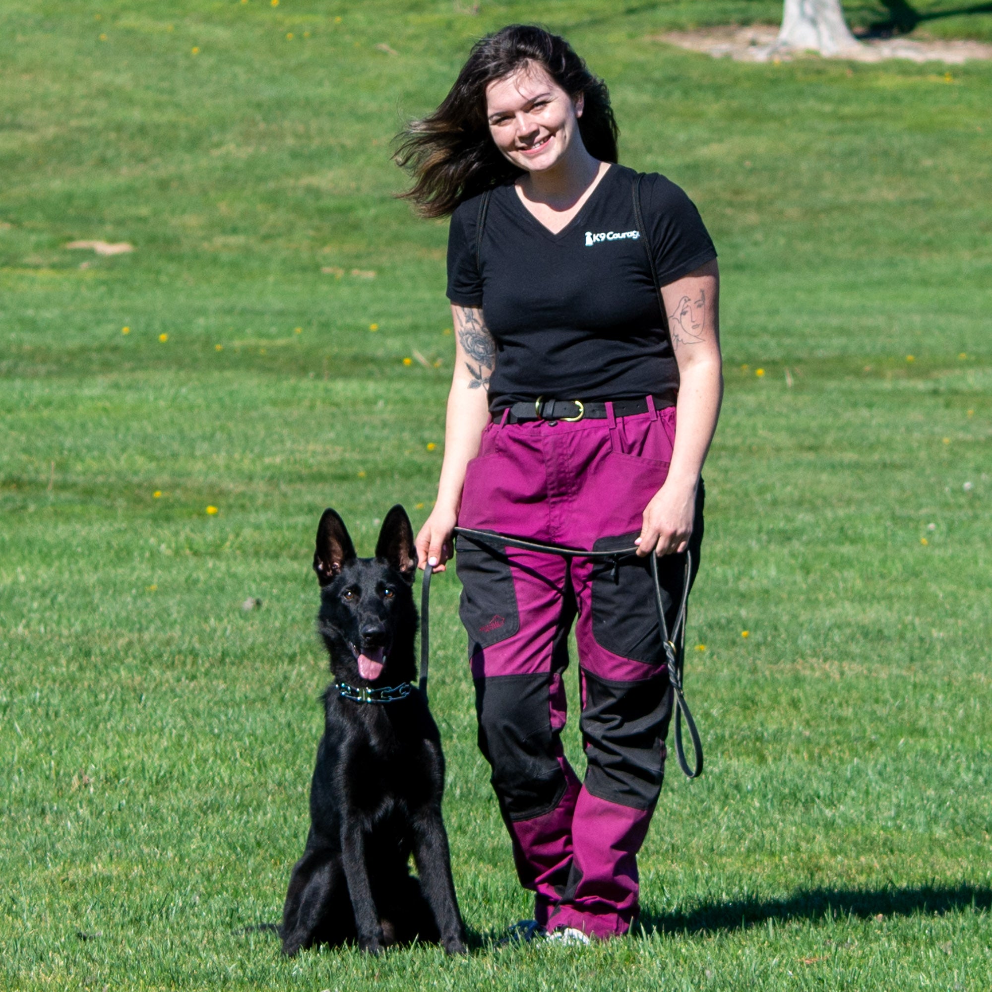 K9 Courage Dog Trainer Lily German Shepherd Puppy Training Manteca CA